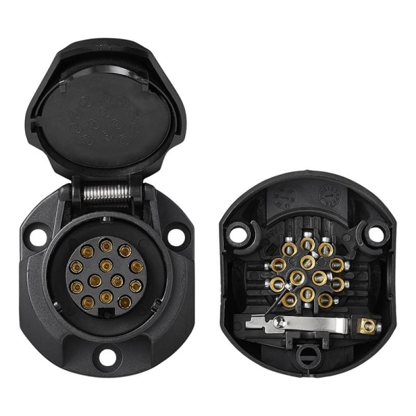 Sokkel 13-pin PVC Jaeger type