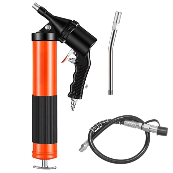 6000 PSI fettspruta med pistolgrepp, 0,4 l, flexslang