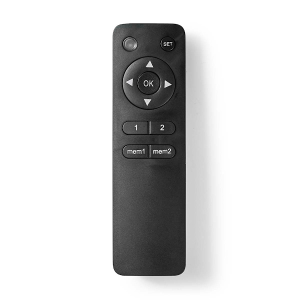 Ersättnings Fjärrkontroll | Passar till: TVCM5830BK / TVSM5830BK / TVSM5831BK / TVSM5850BK / TVWM5850BK | Fast | 1 Enhet | Klar Lay-out | Radiofrekven Svart