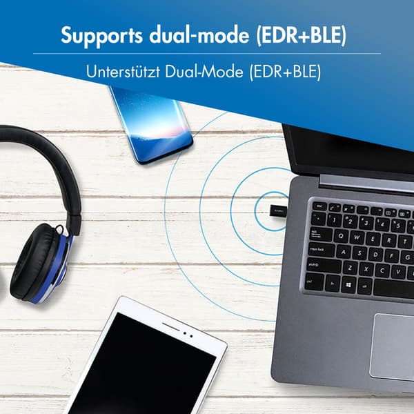 USB-C-sovitin Bluetooth 5.3 20m