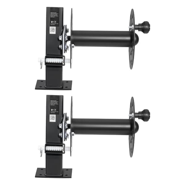 Svetskabelvindor, 2-pack stål med låsstift