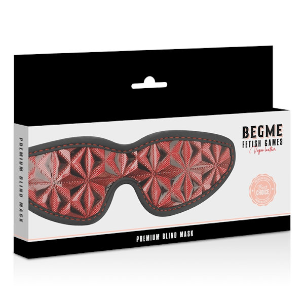 Begme - Red Edition Premium blindmask med neoprenfoder