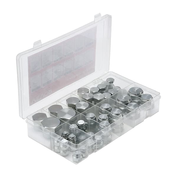 BSPP hydrauliskt lock och pluggsats, 64 delar, 04–16