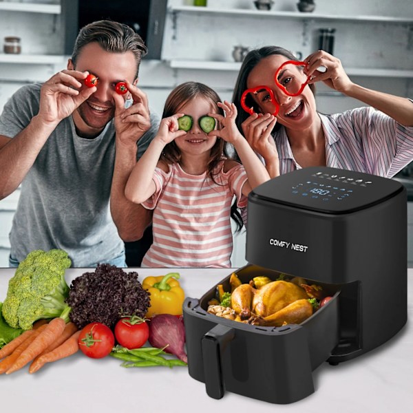 Comfy Nest CN-06191: 1400W Digital Air Fryer - 5L