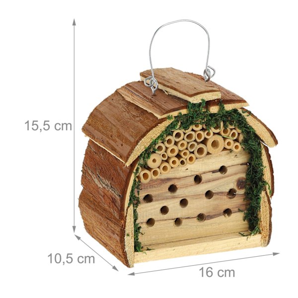 Insekthotel med mos