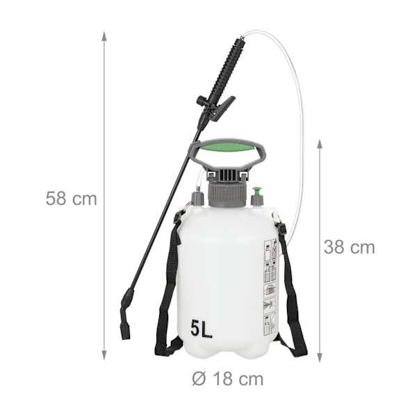 Tryckspruta 5 l