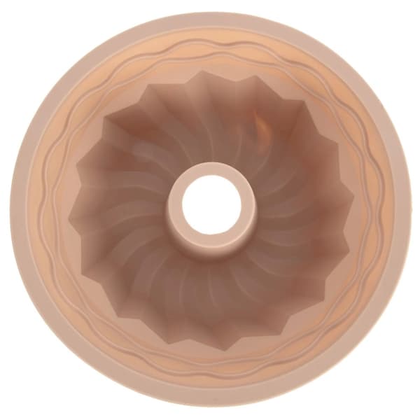 Silikone Bundt kageform, Beige, 23,5 cm