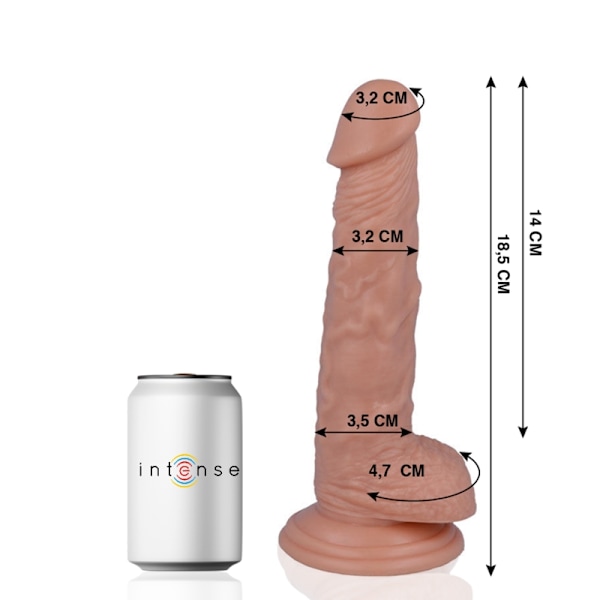 Mr Intense - 13 Realistisk Pik 18,5 Cm -O- 3,2 Cm