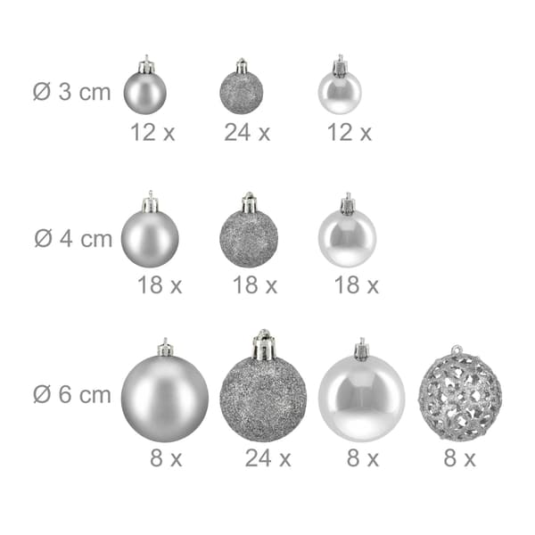 Julgranskulor i set om 150 st