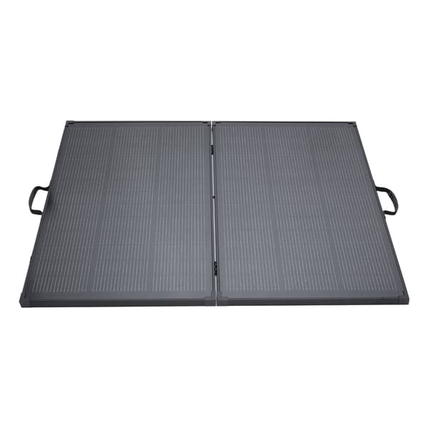 200W vikbar monokristallin solpanel, 30A PWM, MC4-utgång