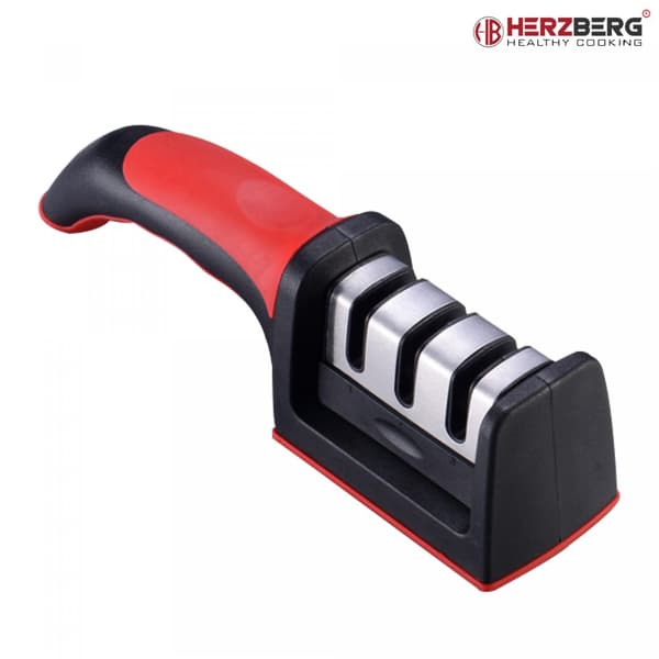Herzberg HG-8101: Robust knivsliber sort