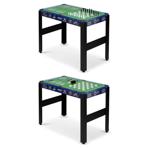 Multispillebord 12i1 106x59x90 cm NS-801 sort