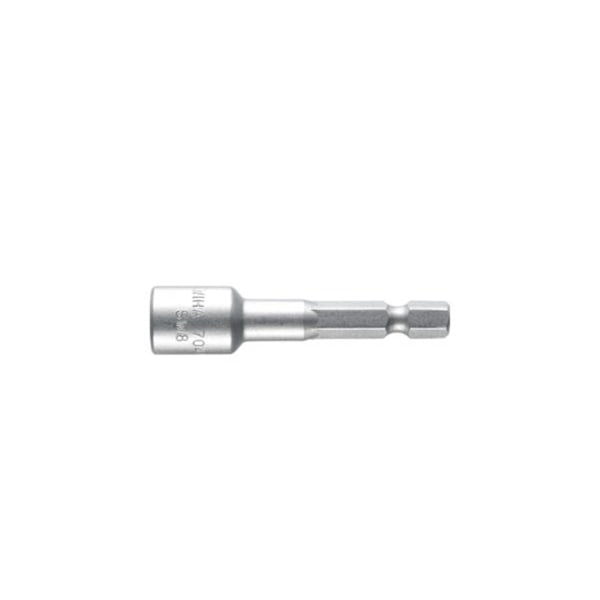 Wiha-mutteriväännin magneettinen standardi 55 mm kuusikulmainen pää 1/4" (04634) 7,0