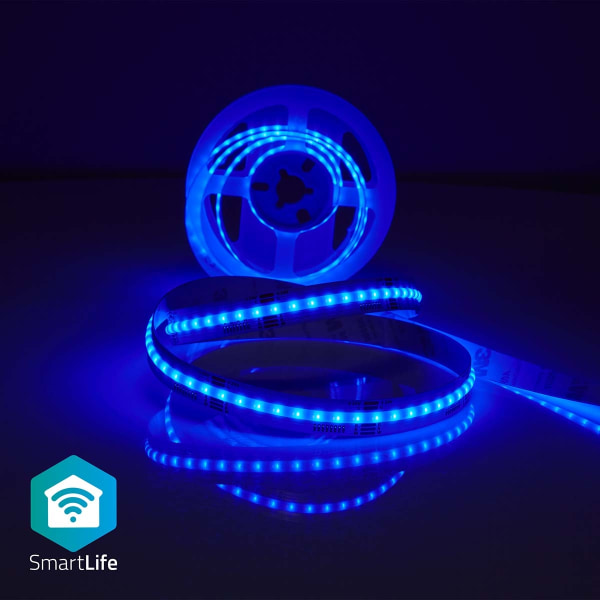 SmartLife LED-Remsa | Wi-Fi | RGB / Varm till cool vit | COB | 2