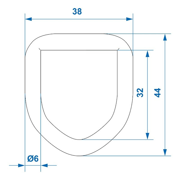 D-ring 6 mm