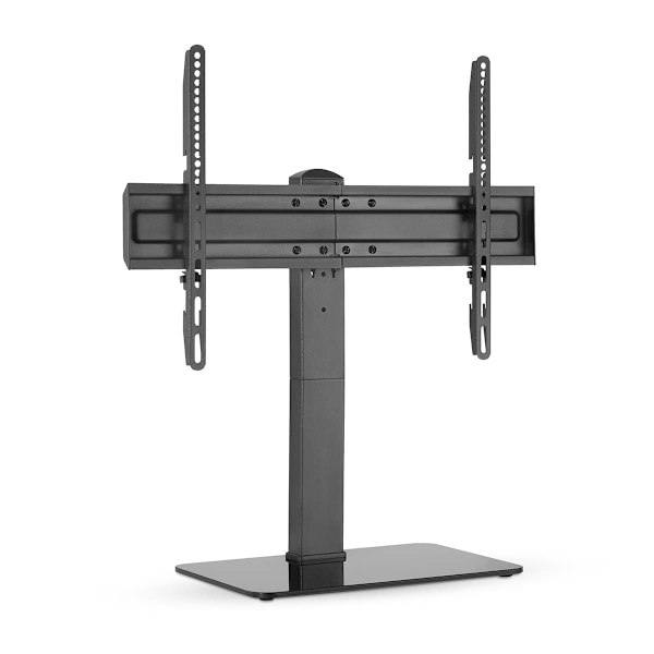 Fast TV Stand | 37 - 70 " | Maksimal vægt: 40 kg | Justerbare forudfastsatte højder | Hærdet Glas / Stål | Sort