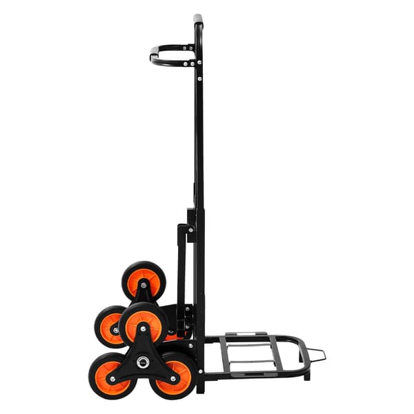 Trappevogn 100 kg, sammenklappelig vogn, 6 hjul