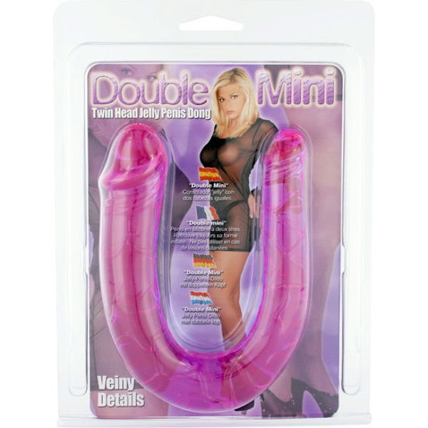Seven Creations - Penis med to fleksible geléhoveder