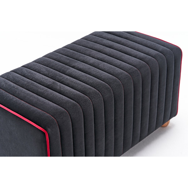 Pouffe Mabel Puf - musta