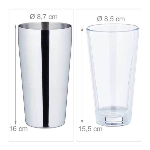 Boston cocktail shaker