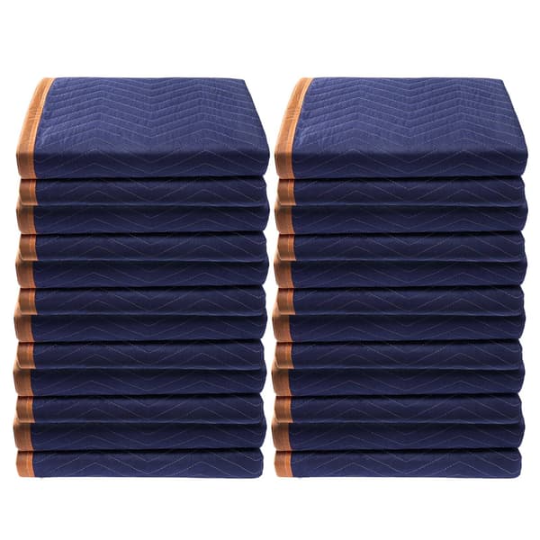 Kraftiga flyttfiltar, 80 x 72 tum, 12-pack