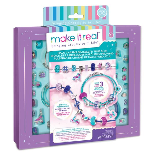 Make It Real Diy Halo Charms -rannekorusarja "True Blue"