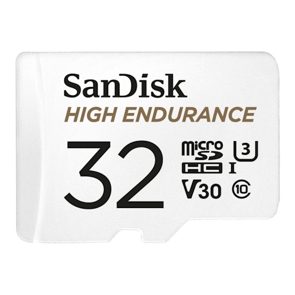 SanDisk High Endurance - Flash-minneskort (adapter, microSDHC till SD inkluderad) - 32 GB