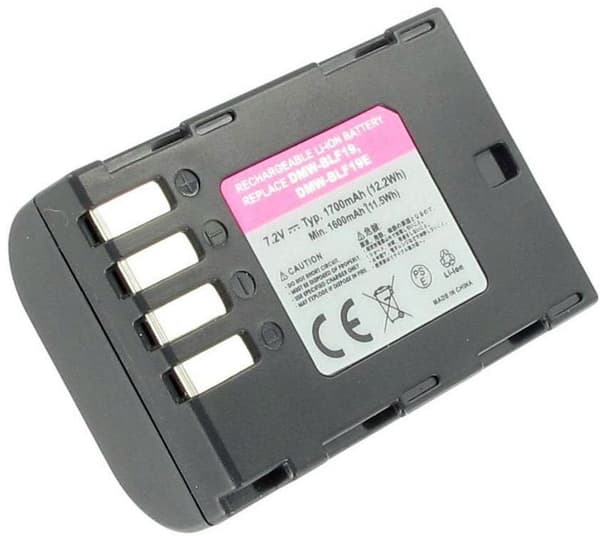 Batteri til DMW-BLF19 erstatningsbatteri