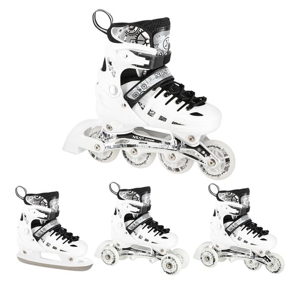 4-i-1 LED inline/skøjter, størrelse L (39-42)