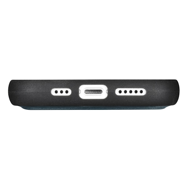 2-i-1 läder Flip Cover iPhone 14 Pro Max Anti-RFID oljevax plånboksfodral Blå