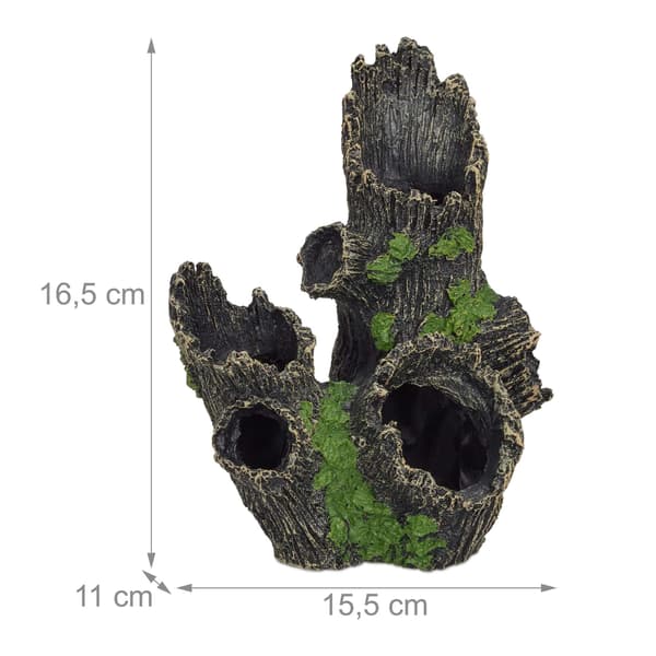 Akvarium dekoration trädstam