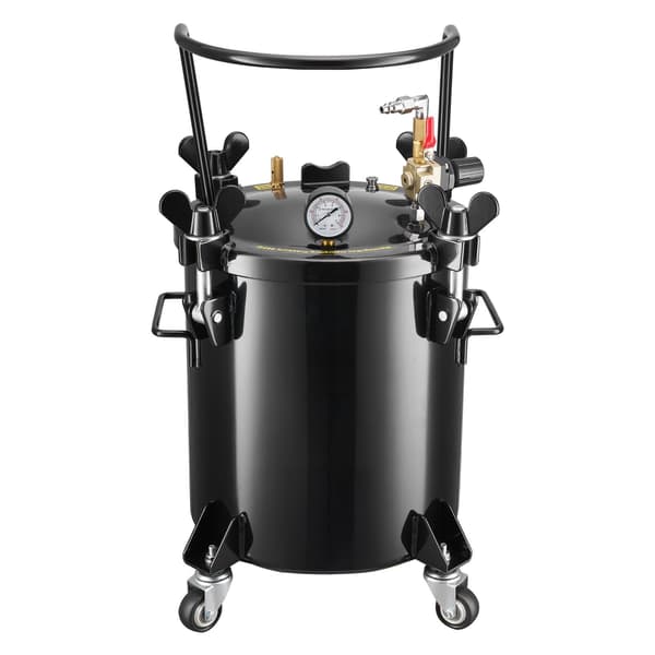 20L tryktank, stål, 3 hurtigkoblinger