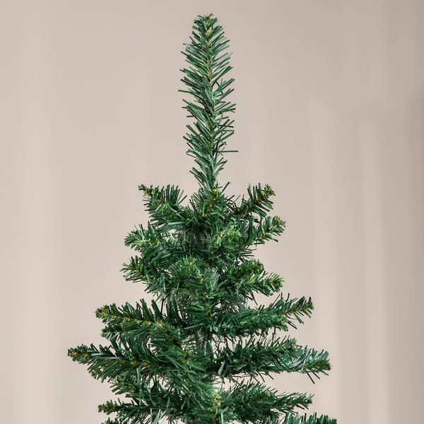 Kunstigt juletræ, 2,1 m, realistiske plastgrene