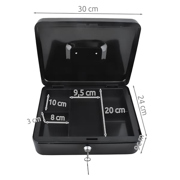 Stor sort pengekasse
