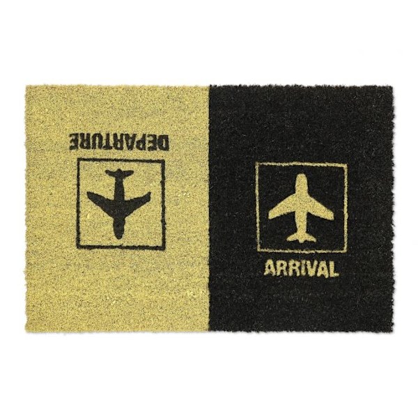 Dörrmatta kokosfiber ”Departure/Arrival”