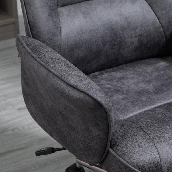 Kontorstol Ergonomisk Skrivebordsstol Med Vippefunktion, Højdejusterbar, Bæreevne Op Til 120Kg, 67X69X92-102Cm
