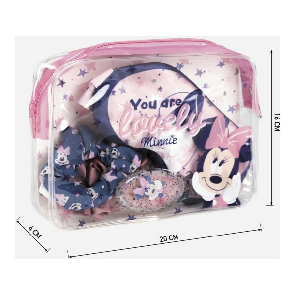 Skønhedssæt Minnie Mouse Stich Tilbehør Multifarvet (5 pcs)