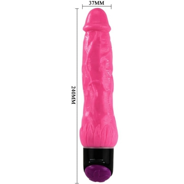 Baile - Värikäs Sex Lilac Realistic Vibrator 24 cm