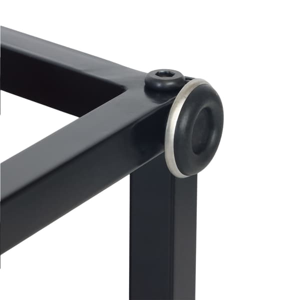 C-format sidobord – metall och MDF, för soffa och säng