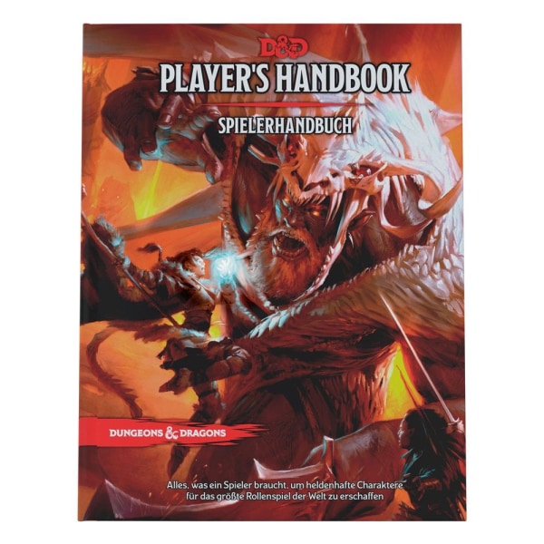 Dungeons & Dragons RPG-spillerhåndbog tysk