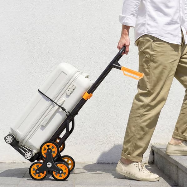 Trappevogn, 150 kg, foldbar med 6 hjul