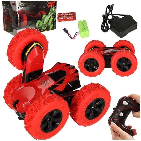 RC-kauko-ohjattu stunt-auto Acrobat Red