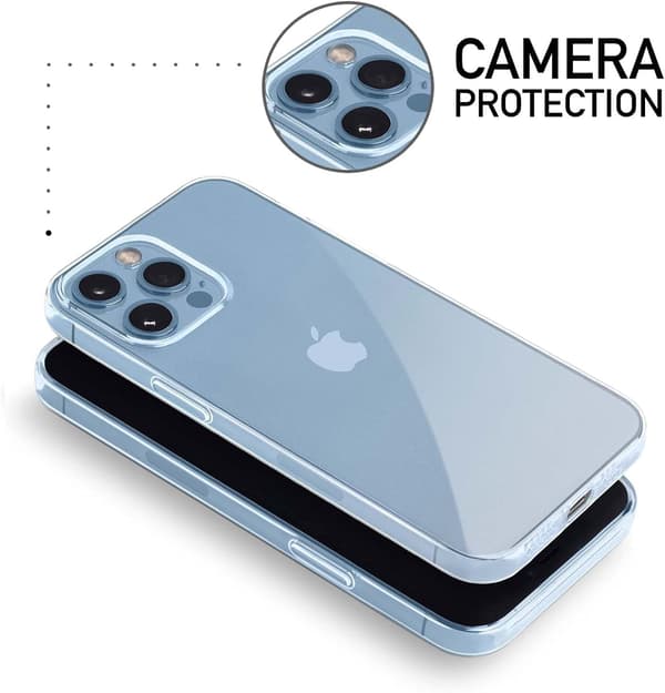 Ultra Slim -kotelo iPhone 13 Pro Maxille - Läpinäkyvä