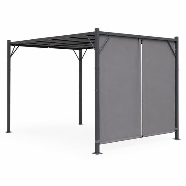 Stålpergola 3x4M med justerbart tak