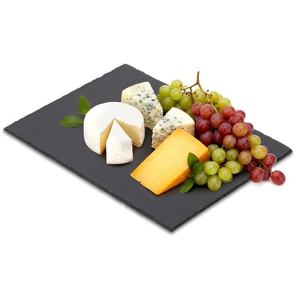 Serveringsbricka i stenskiffer, rektangulär 40x30 cm