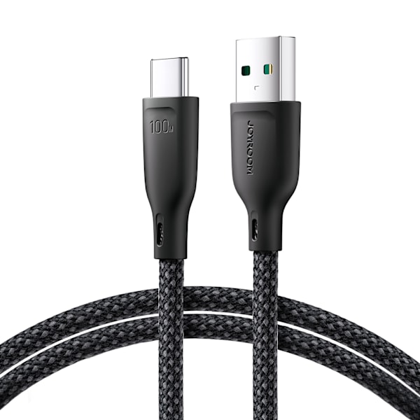 Multi-Color Series USB-A - USB-C kabel 100W snabb överföring 1m svart