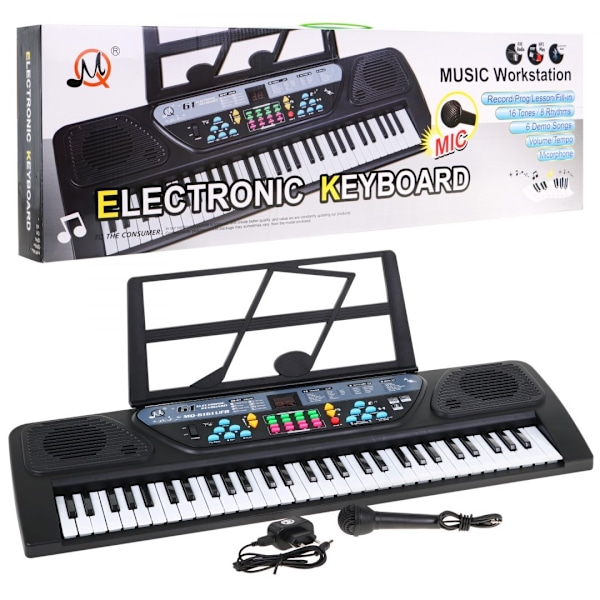 61 Key Kids Music Keyboard MP3:lla, Bluetoothilla ja mikrofonilla