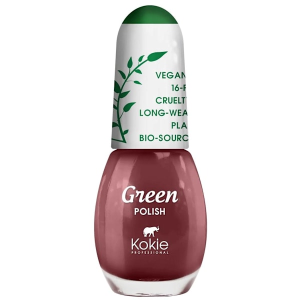 Kokie Green Nail Polish - Wild Rose