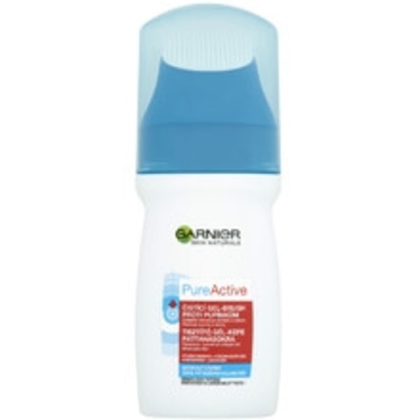 GARNIER - PureActive cleansing gel with brush ExfoBrusher 150 ml