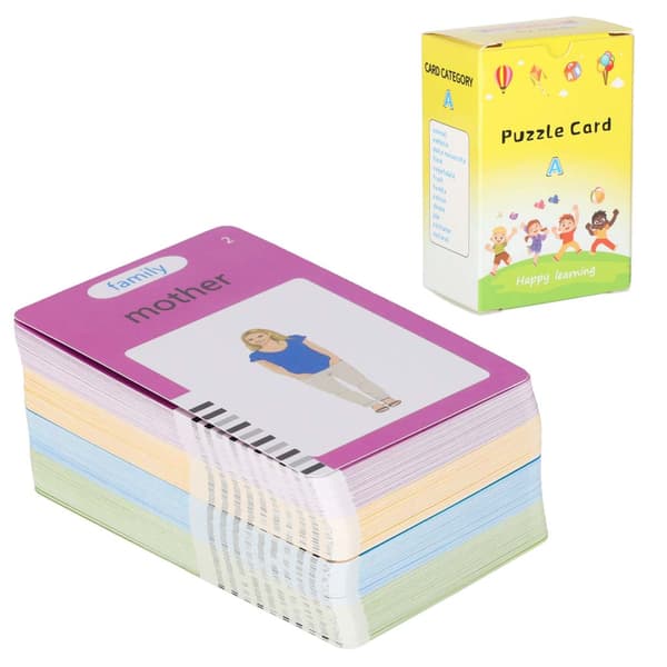 Interaktivt flashcard-læsersæt, 112 kort, skriveplade